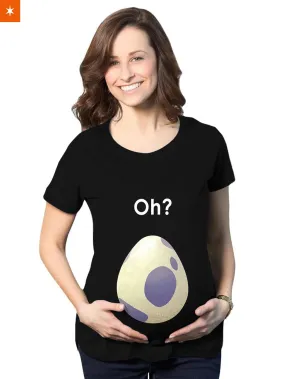 10km Poke Egg Maternity T-Shirt