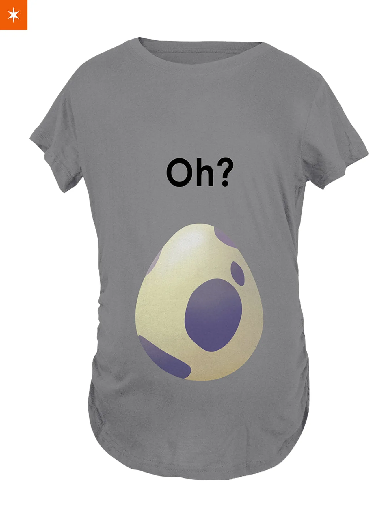 10km Poke Egg Maternity T-Shirt