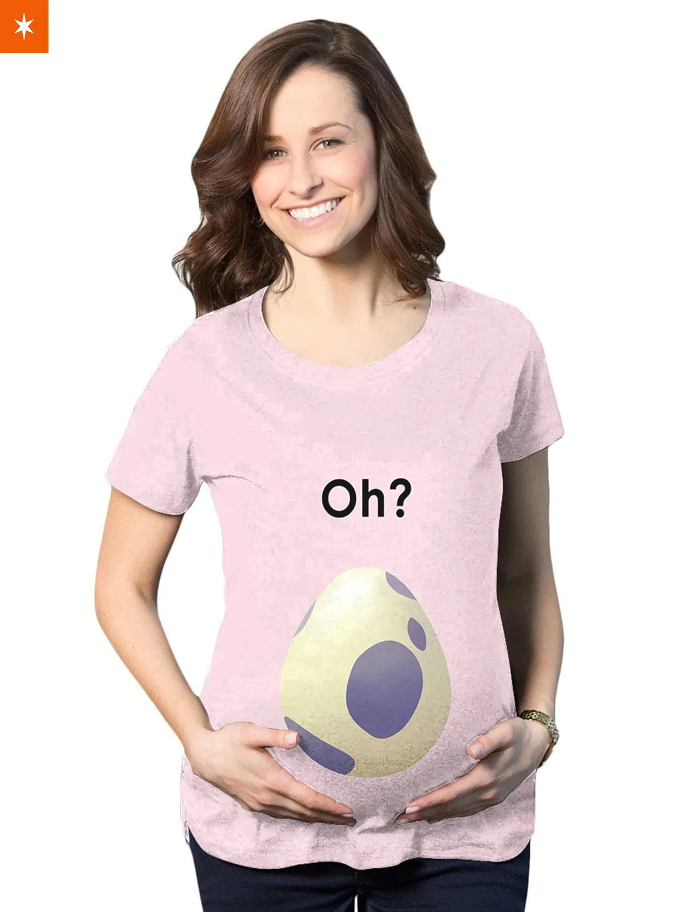 10km Poke Egg Maternity T-Shirt