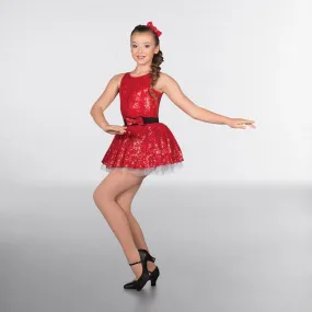 1st Position Red Sequin Ballet Dance Tutu