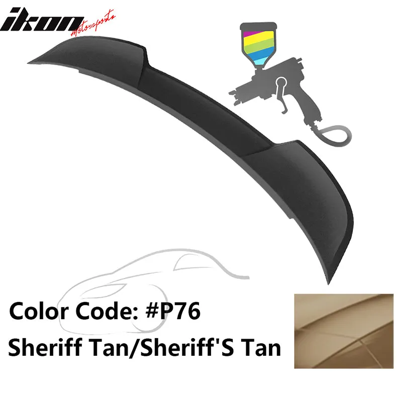 2015-2023 Dodge Charger SRT Style Painted Rear Trunk Spoiler Lip ABS