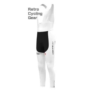 2017 white sky Retro Bib Cycling Pants