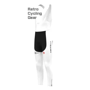 2018 white sky Retro Bib Cycling Pants