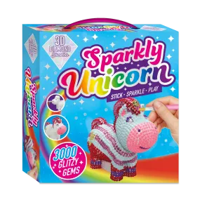 3D Diamond Studio Sparkly Unicorn