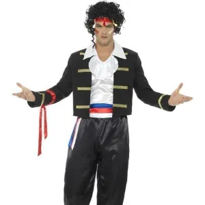 80s New Romantic Costume Adult Black