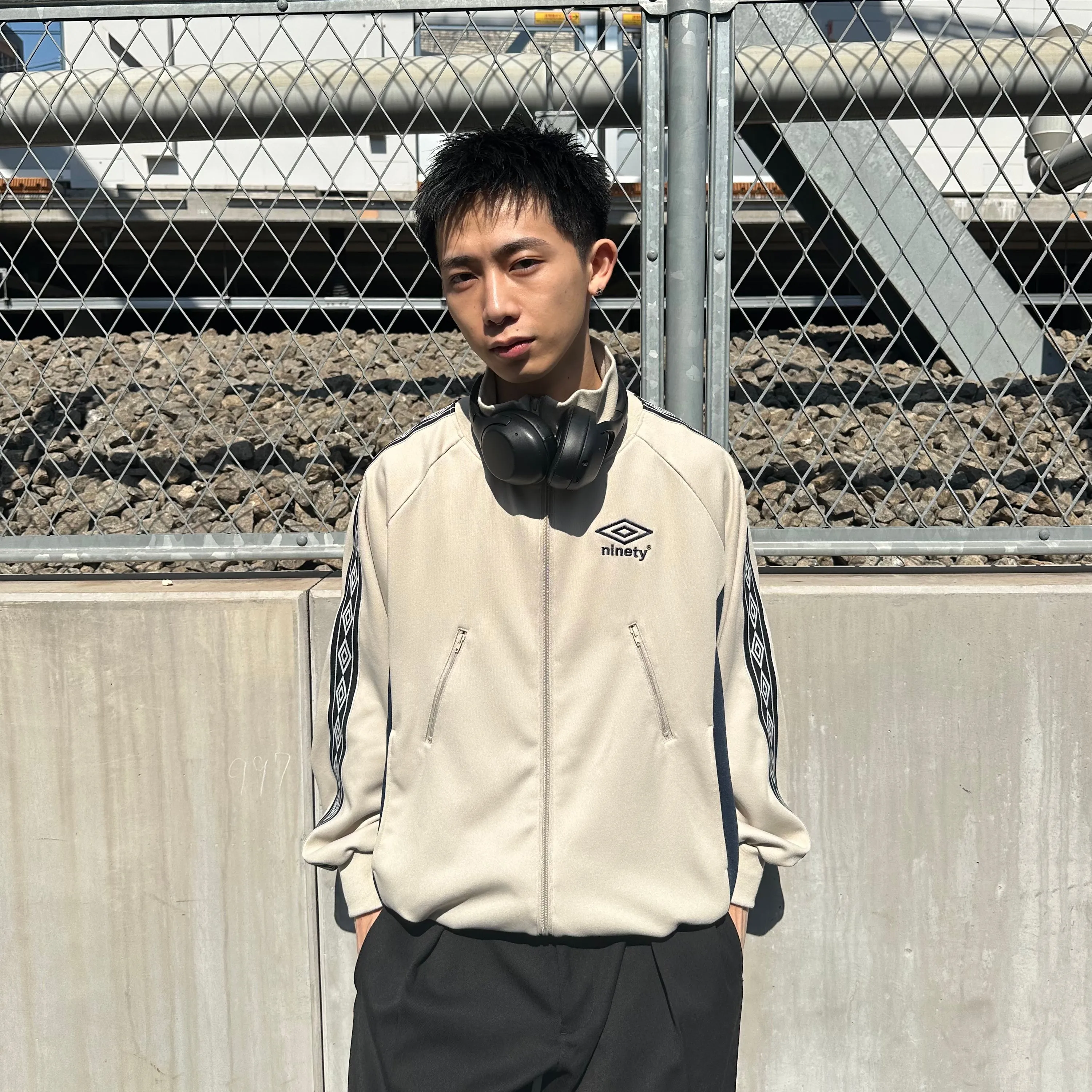 9090 × umbro Diamond Logo Track Jacket