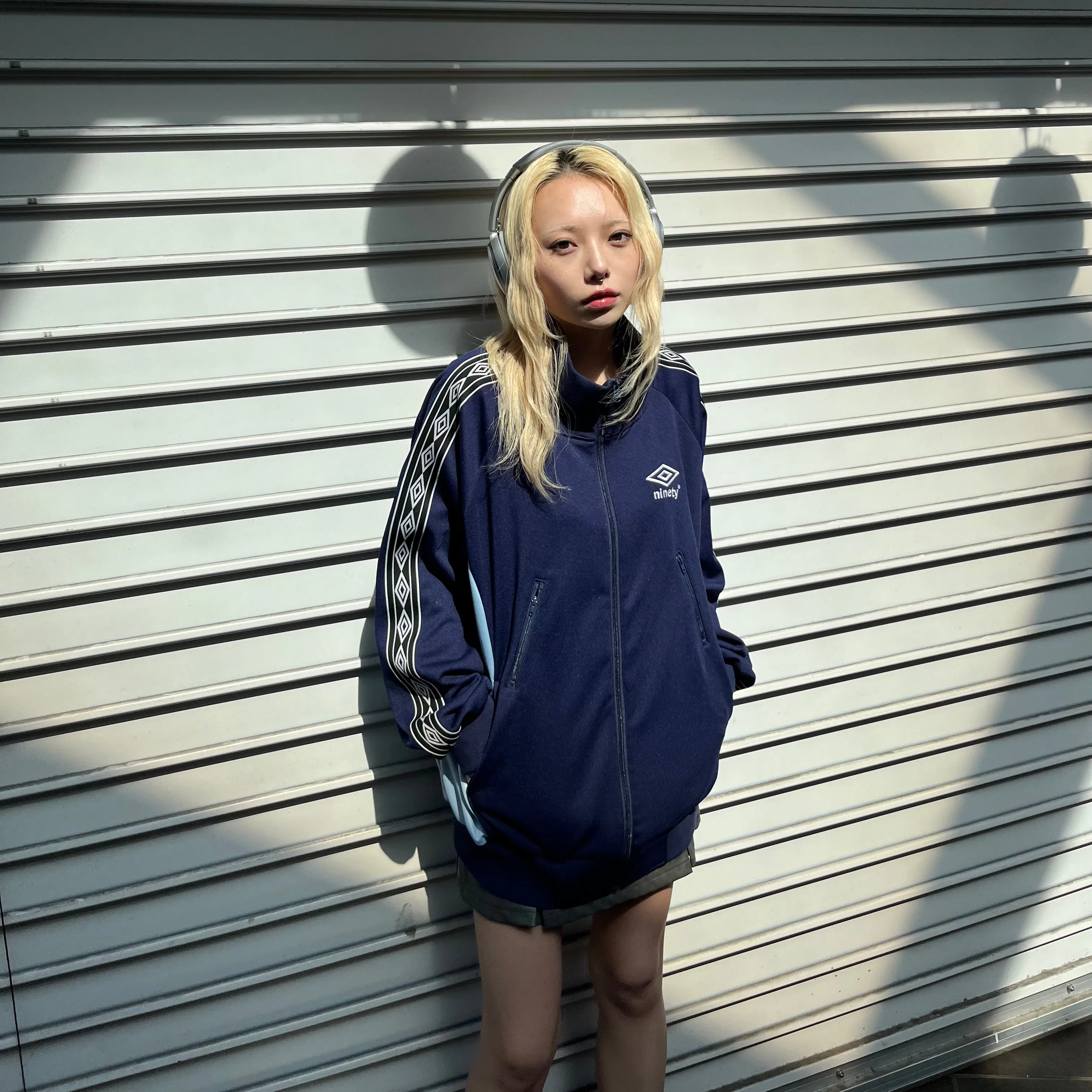 9090 × umbro Diamond Logo Track Jacket