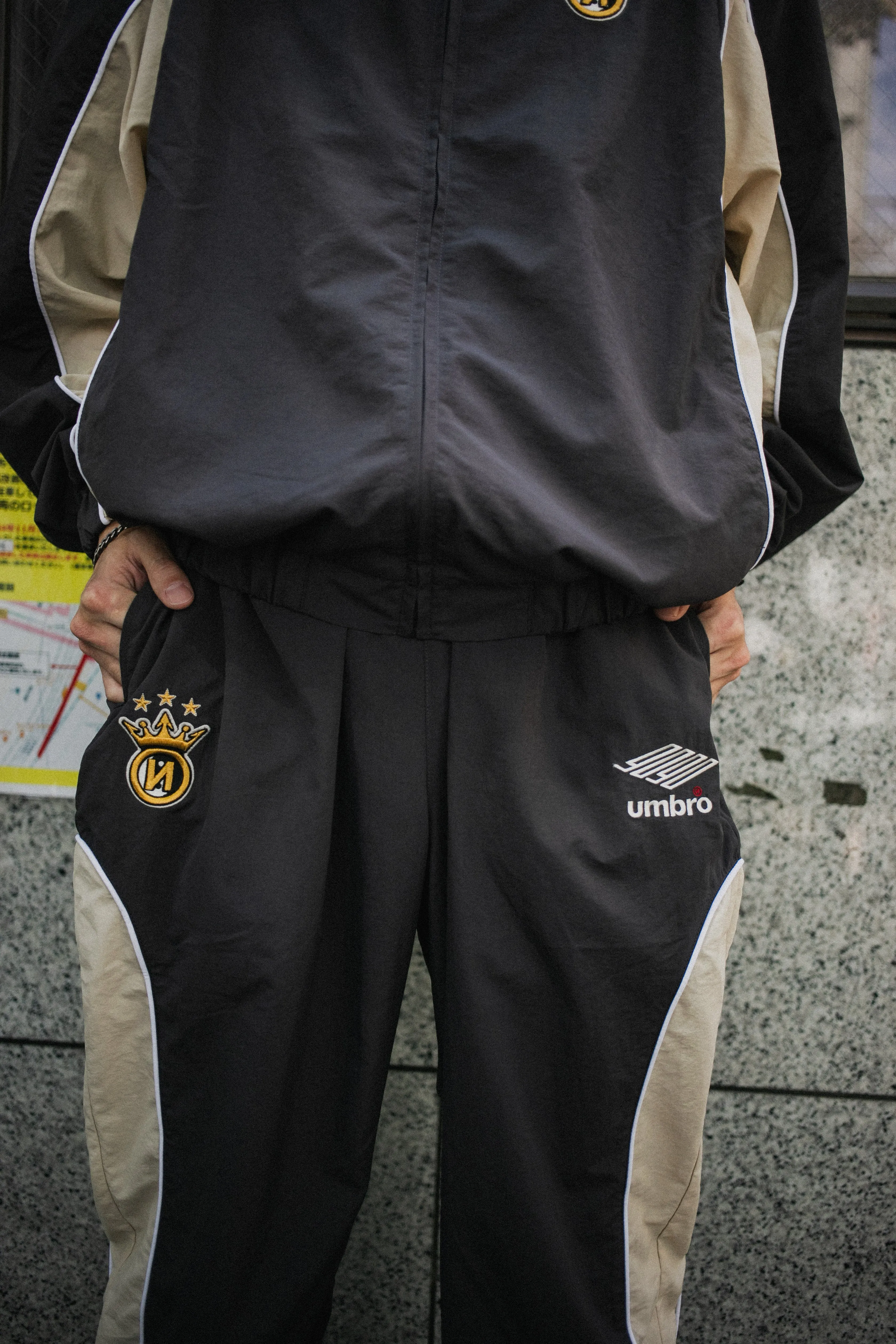 9090 × umbro Nylon Track Pants