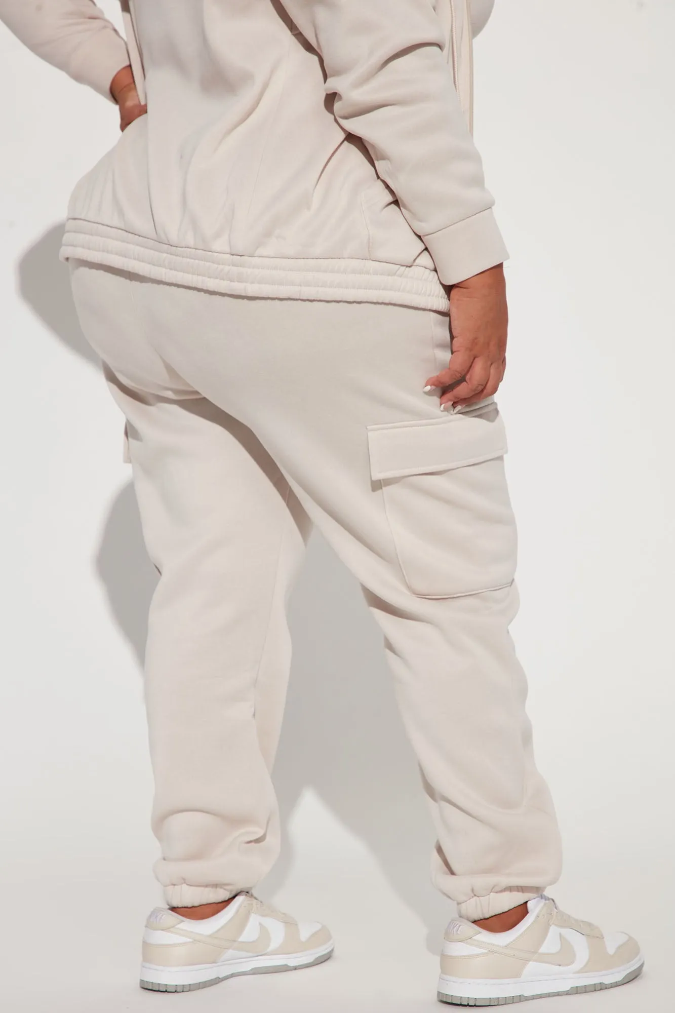 About Time 3 Piece Jogger Set - Sand