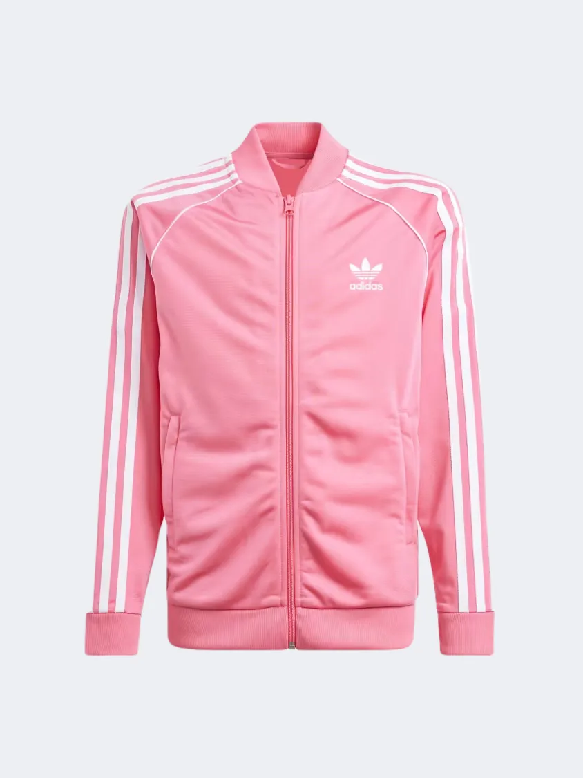 Adidas Adicolor Sst Girls Original Jacket Pink Fusion