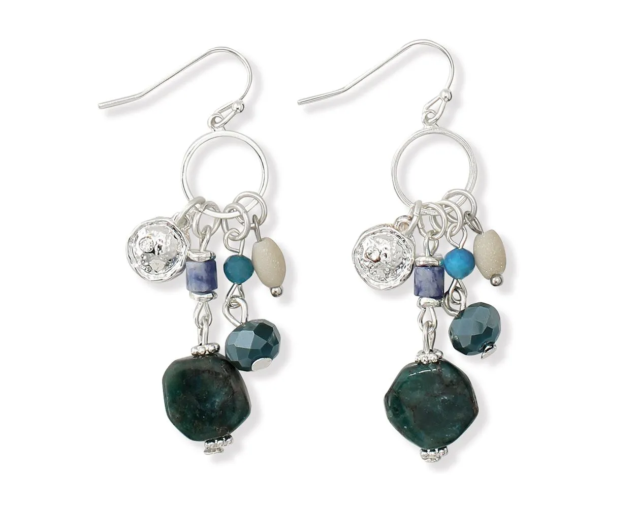 Agate Cluster Earrings