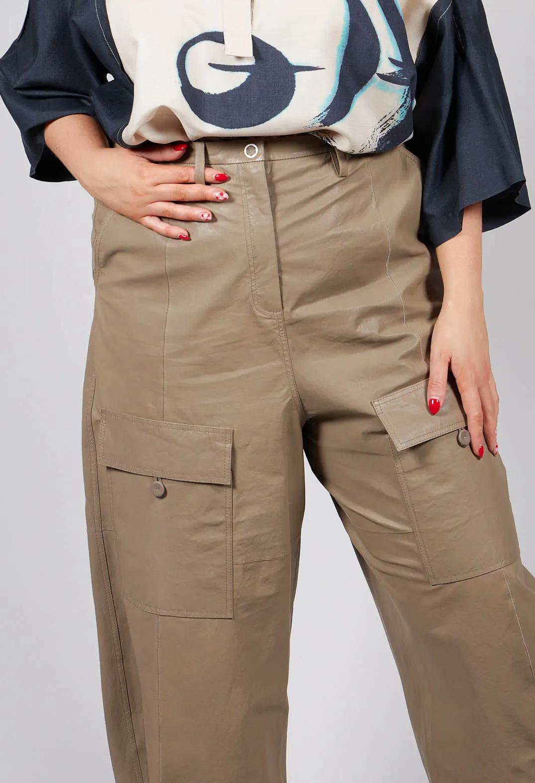 Agos Trouser In Khaki