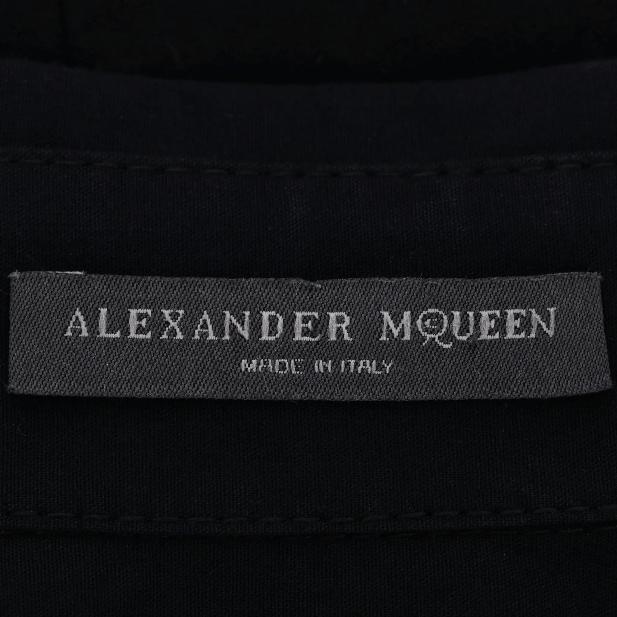 Alexander McQueen Cotton Shirt Dress. Size 42IT