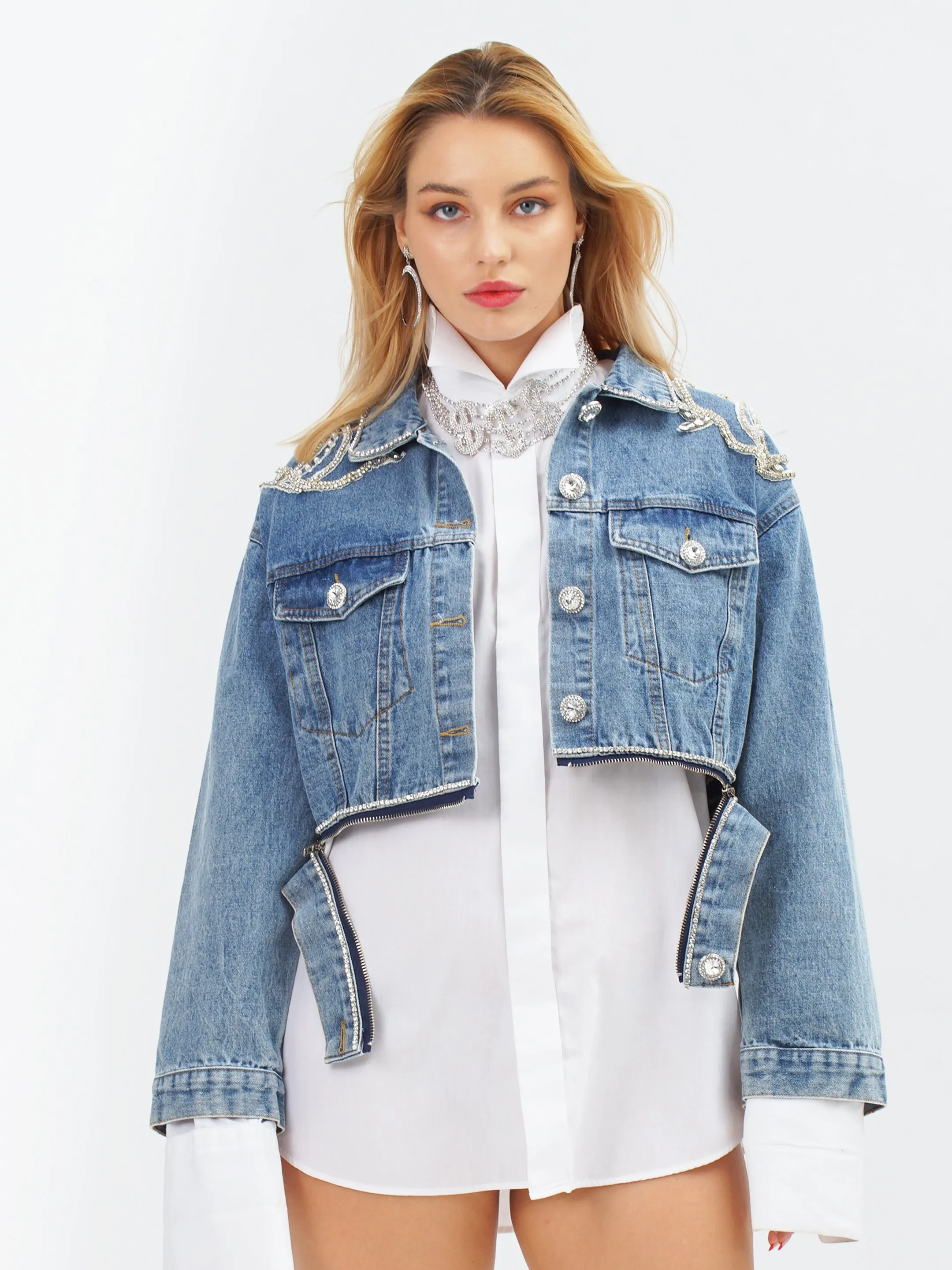 Alexandria Denim Couture Jacket