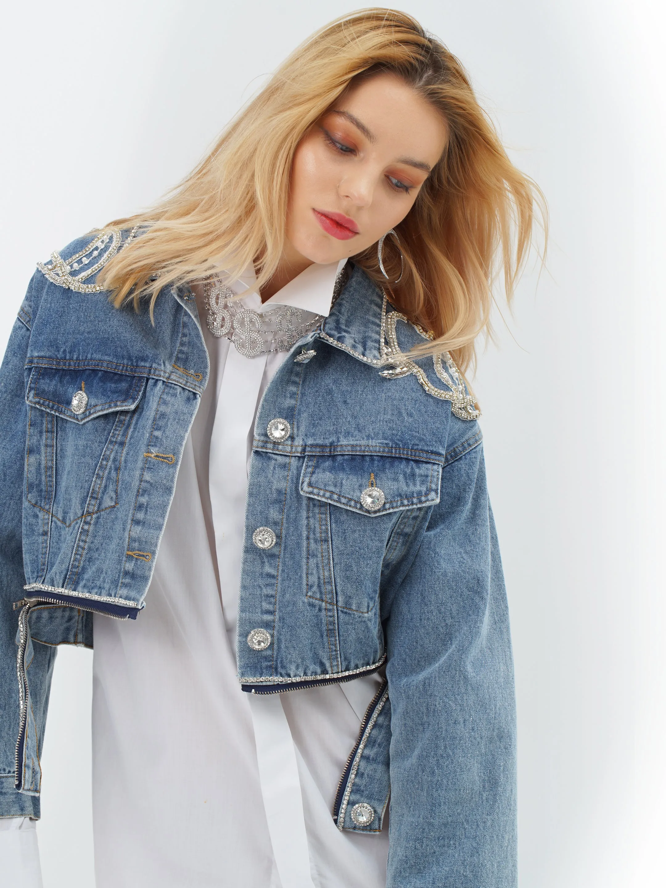 Alexandria Denim Couture Jacket