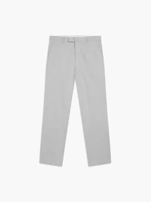 Archer Linen-Blend Slim Light Grey Suit Trouser