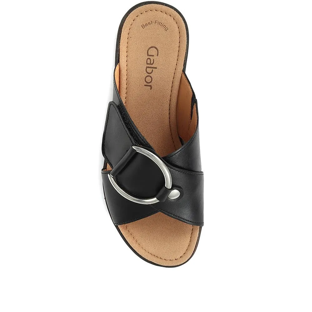 Avant Leather Mule Sandals - GAB35529 / 322 032