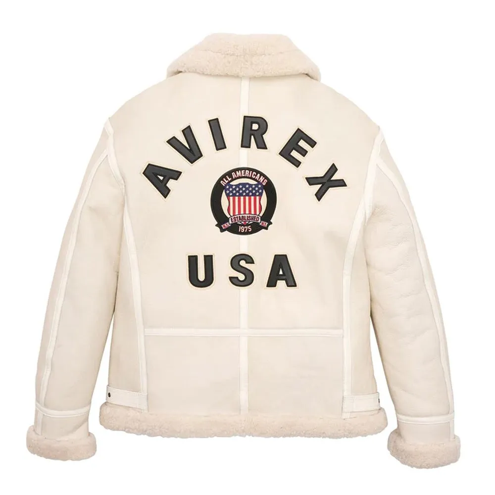 Avirex Shearling Leather Jacket