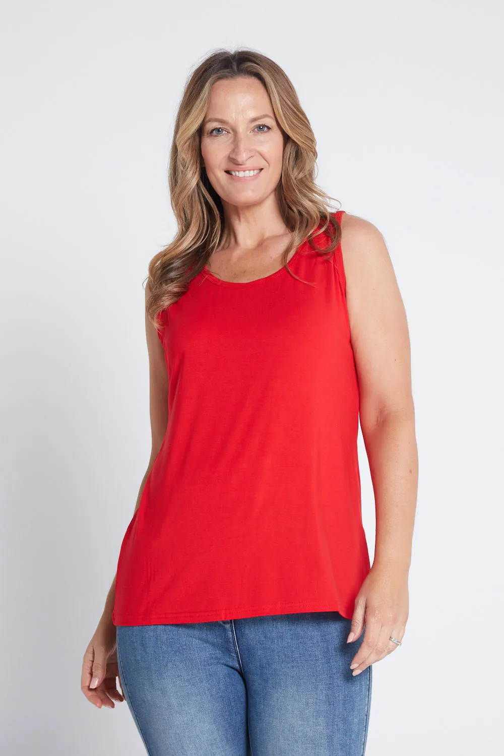 Bamboo Tank Top - Red