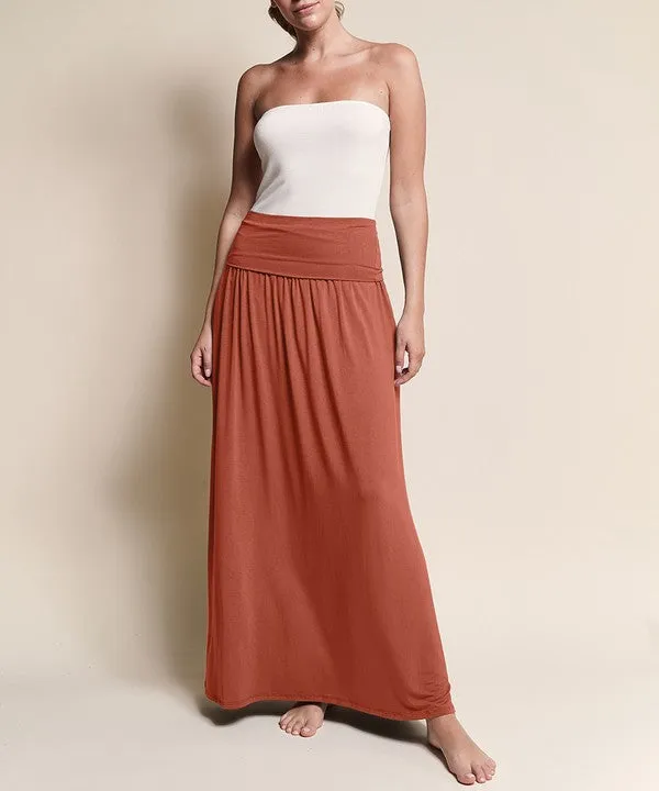 BAMBOO YOGA MAXI SKIRT