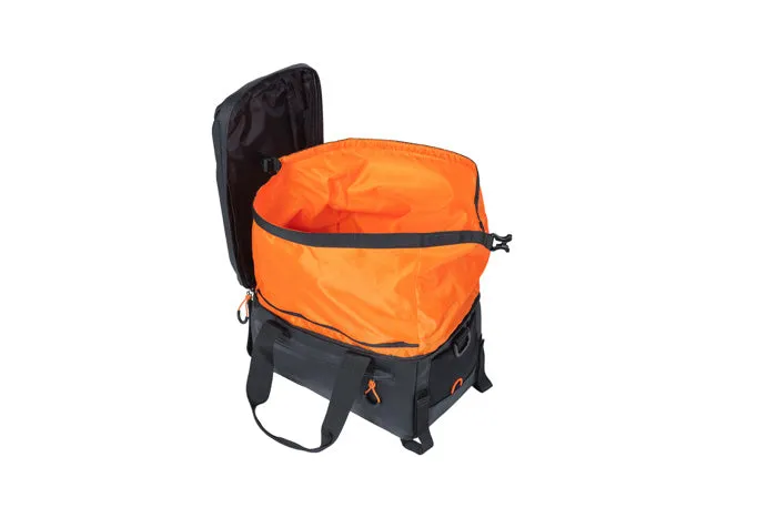 Basil Miles Tarpaulin Tailbag 7L Black Orange