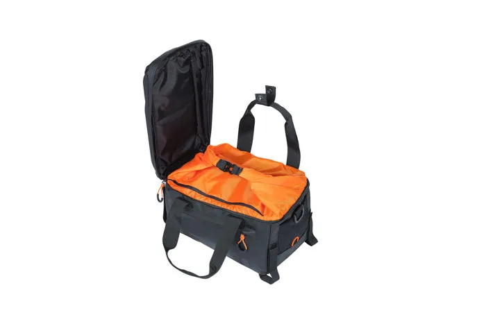 Basil Miles Tarpaulin Tailbag 7L Black Orange