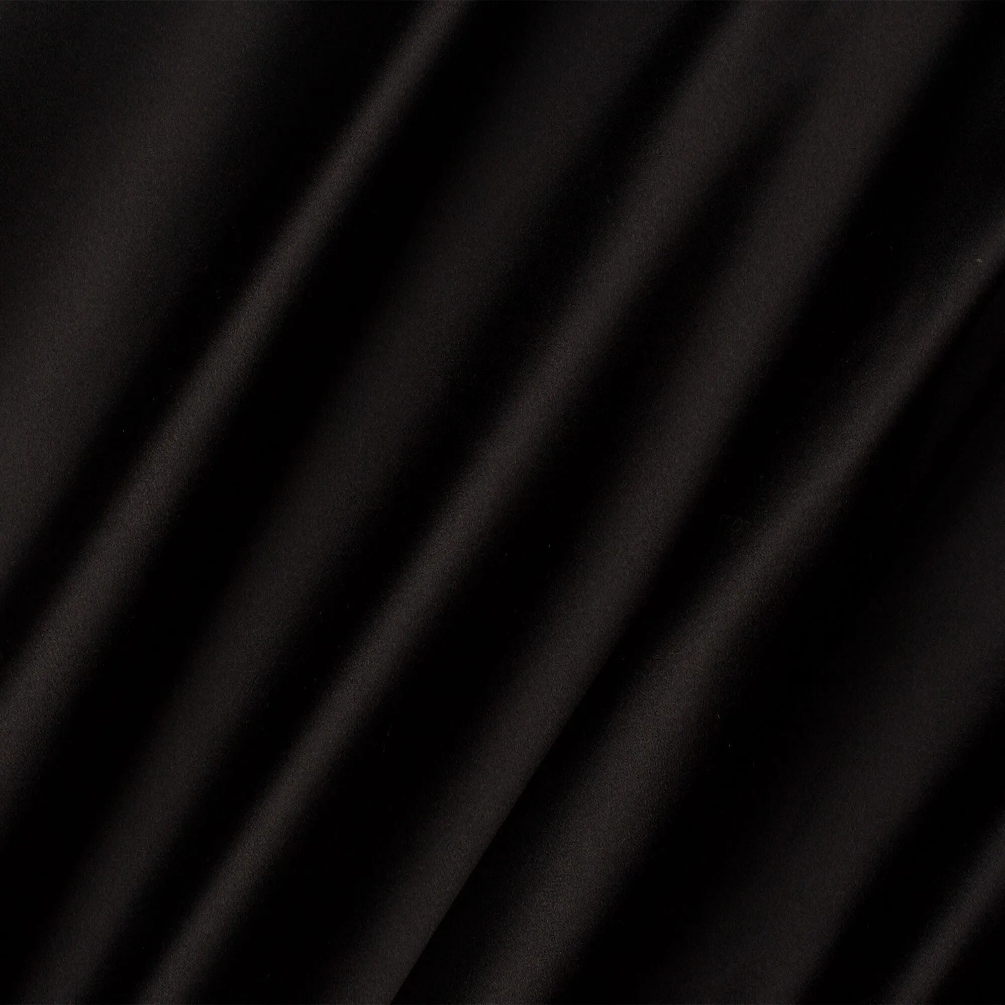 Black Silk Duchess Satin (A 2m Piece)