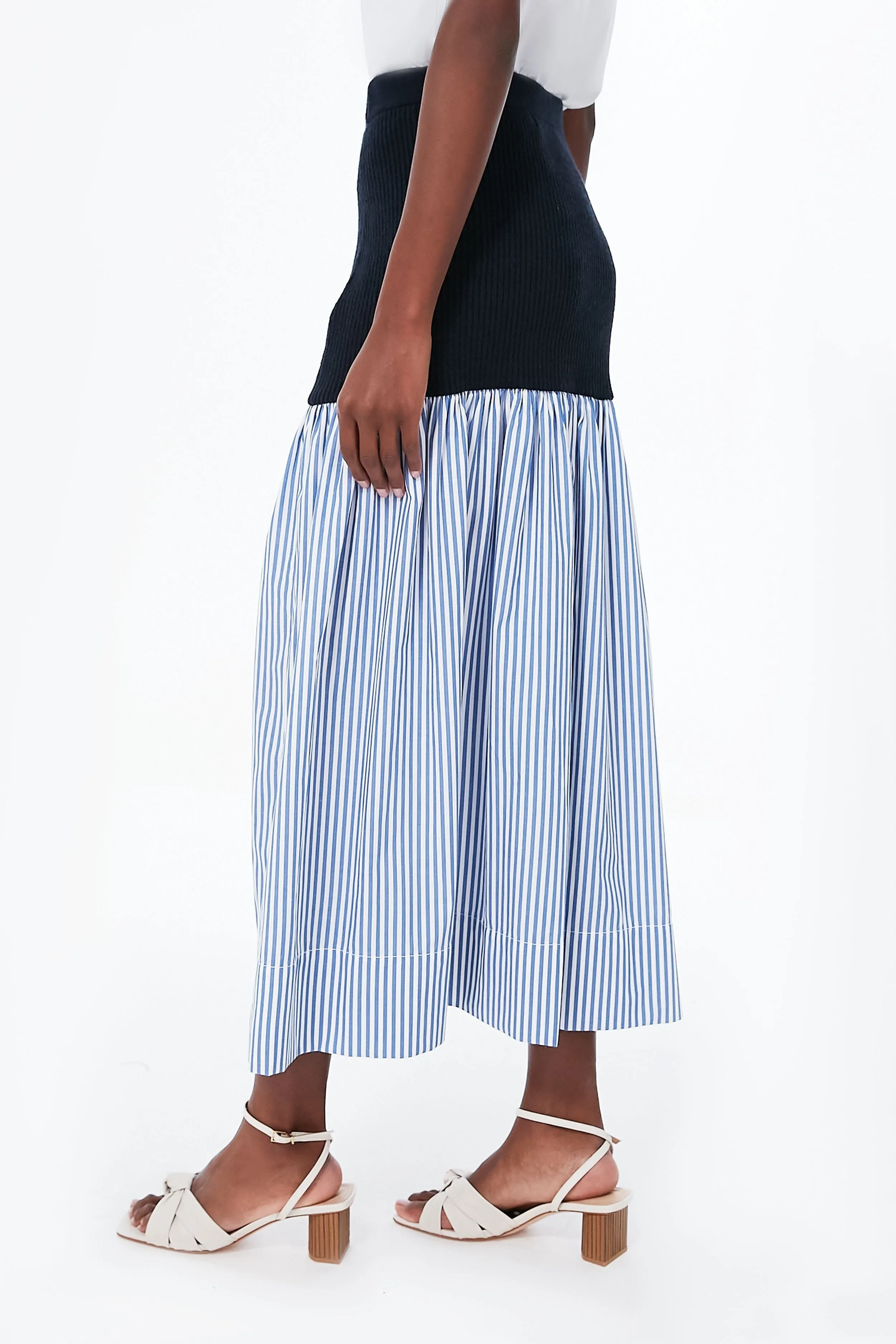 Blue Stripe Miley Skirt