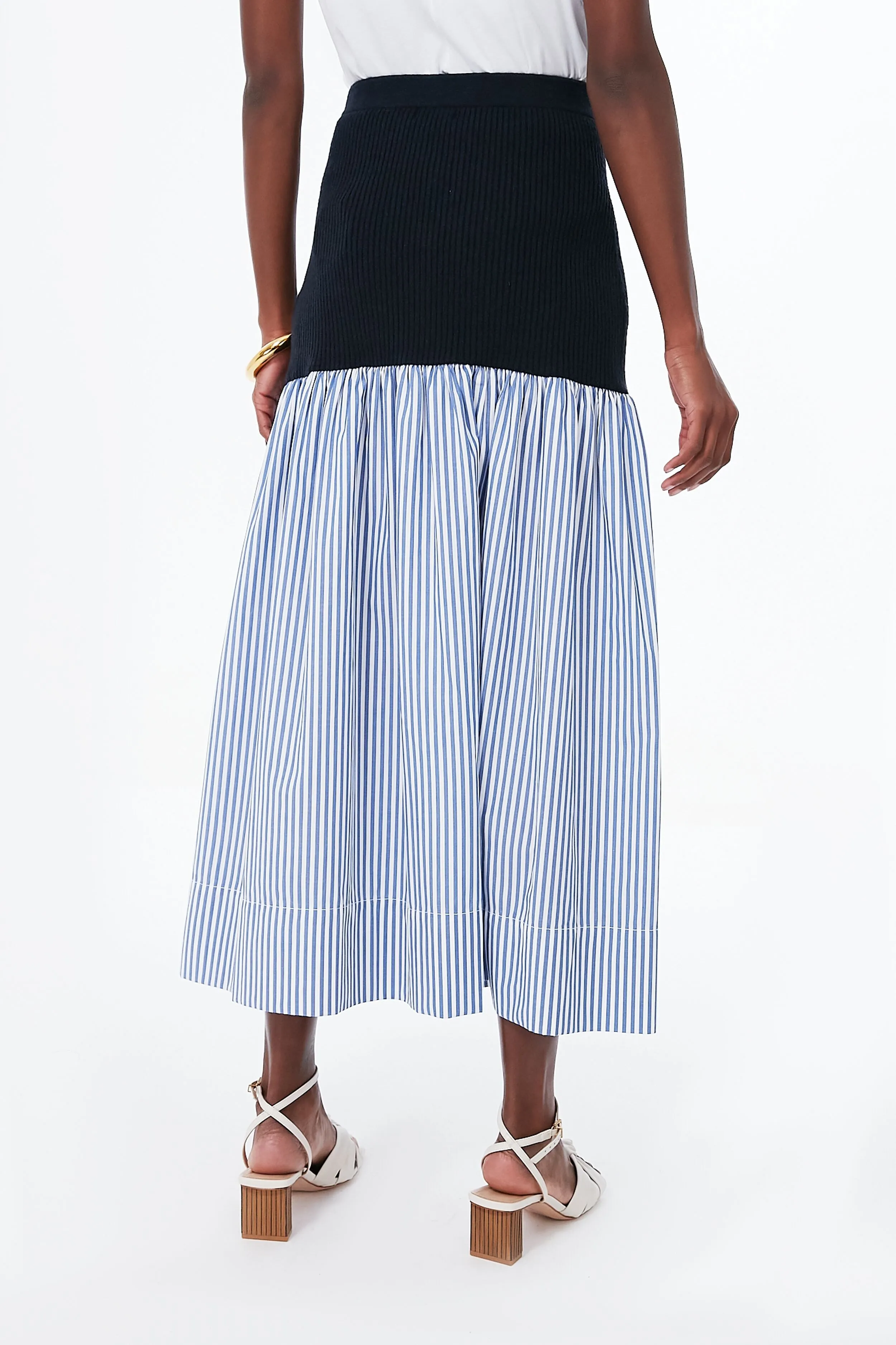 Blue Stripe Miley Skirt