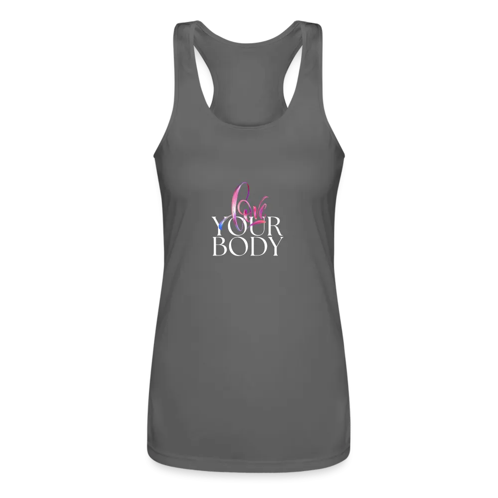 Body Love Women’s Performance Racerback Tank Top