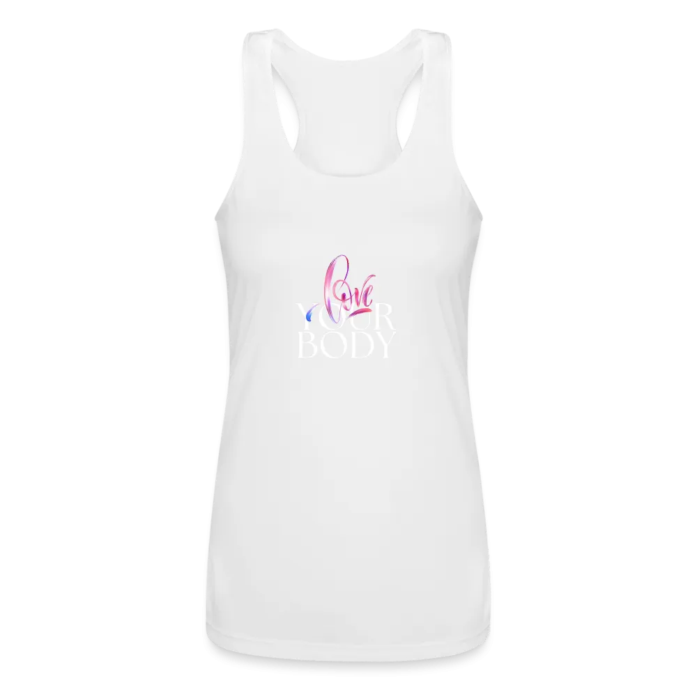 Body Love Women’s Performance Racerback Tank Top