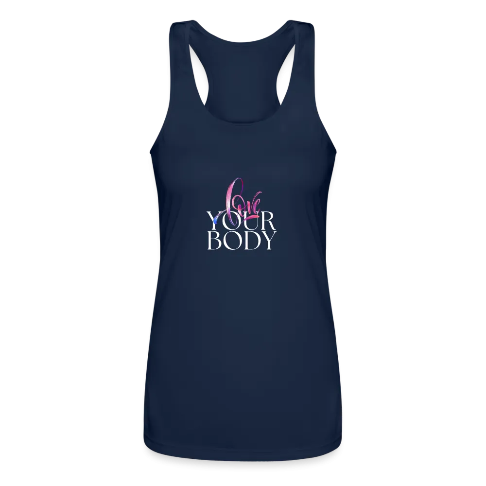 Body Love Women’s Performance Racerback Tank Top