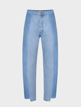 Boyfriend Jean LIght Blue Corduroy/Denim