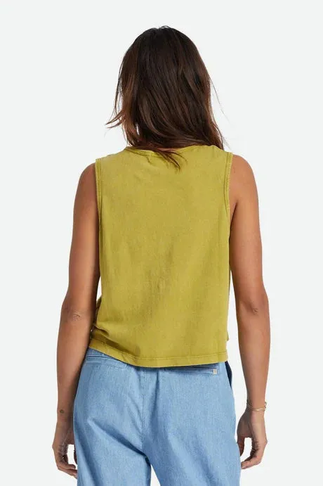 Brixton Carefree Pocket Tank - Moss