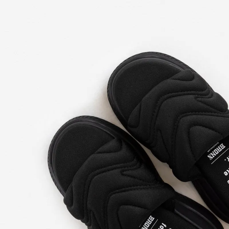 Brute Black Chunky Slides