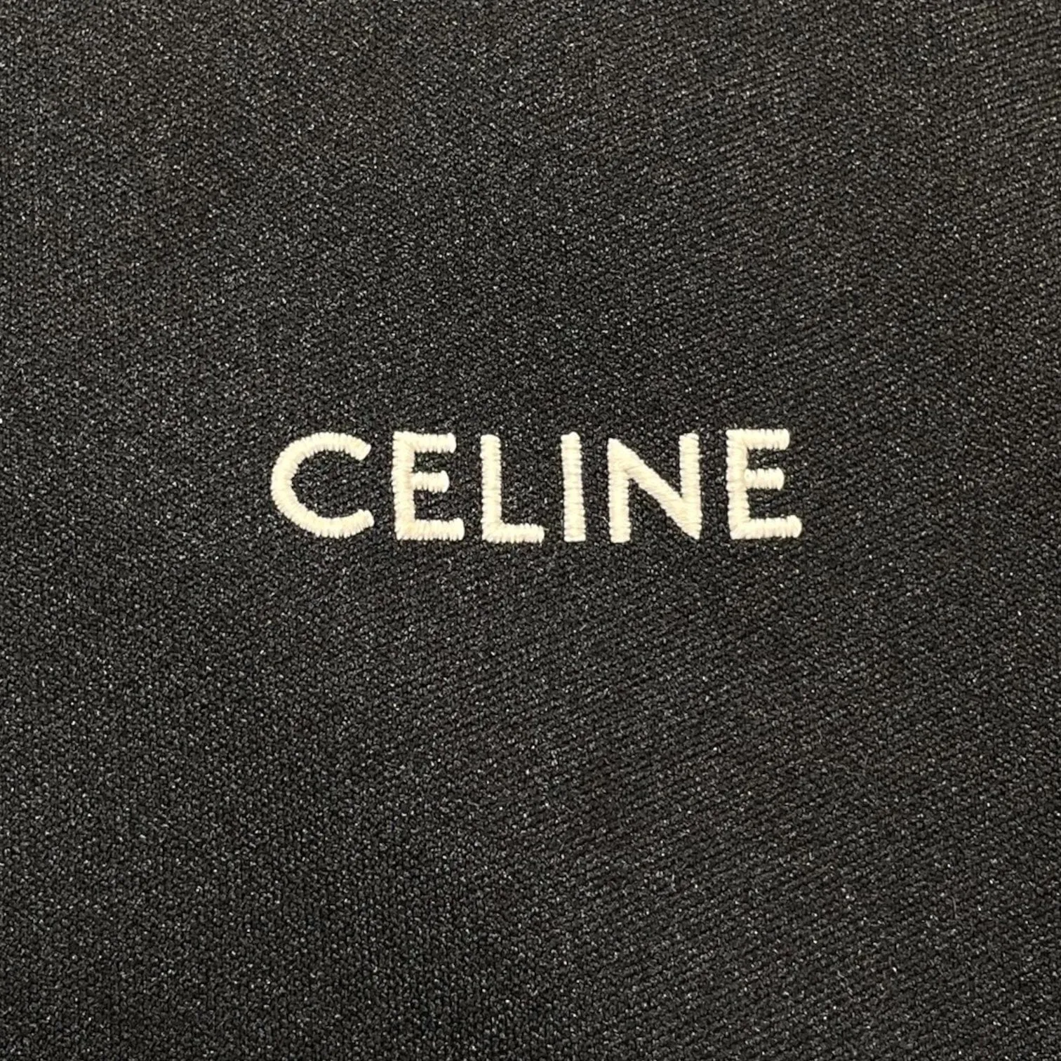 Celine Track Jacket Black Red Cream Pre-Owned