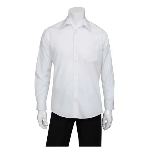 Chef Works D100WHTS Dress Shirt