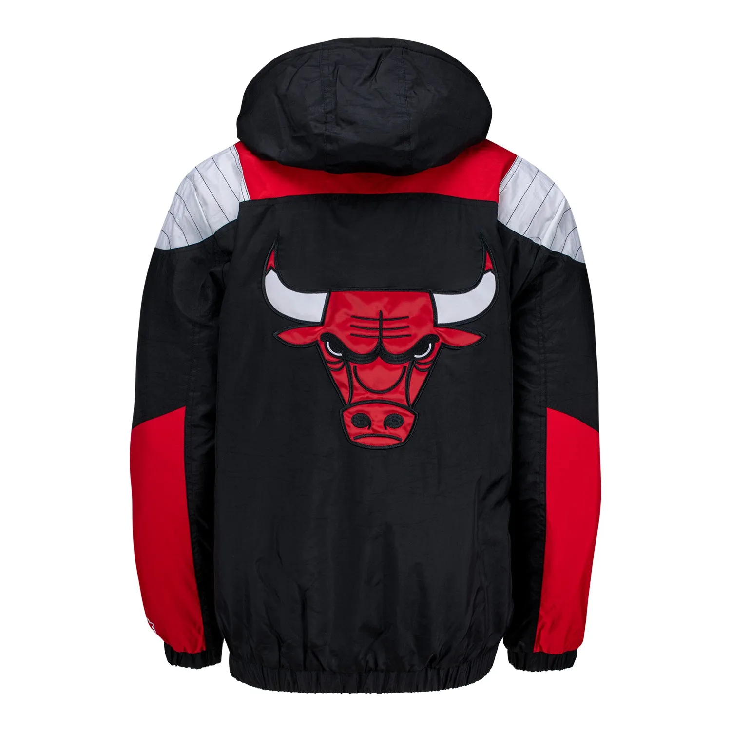 Chicago Bulls Starter Retro Nylon 1/4 Zip Jacket