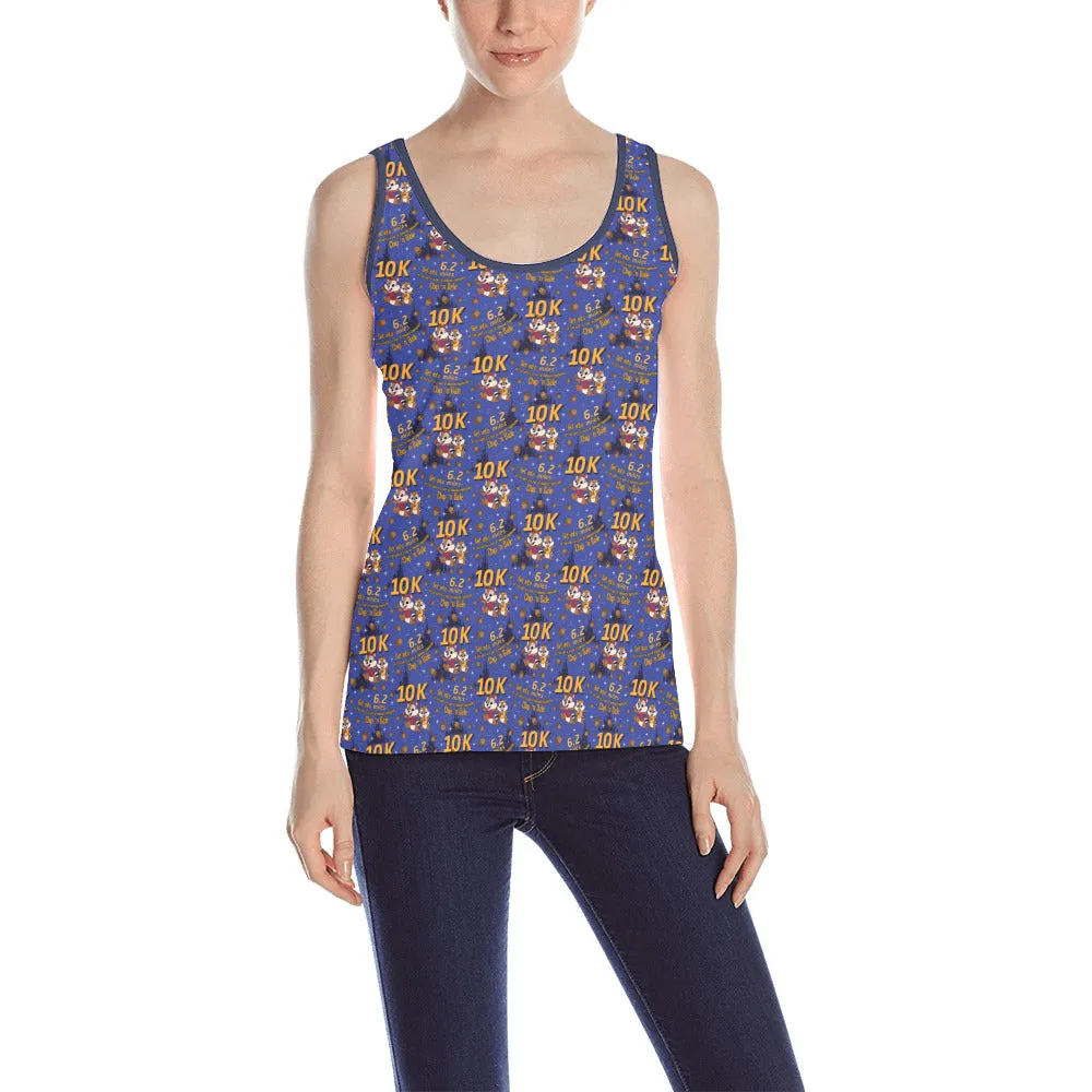 Chip And Dale 10K All Over Print Athletic Tank Top for Women