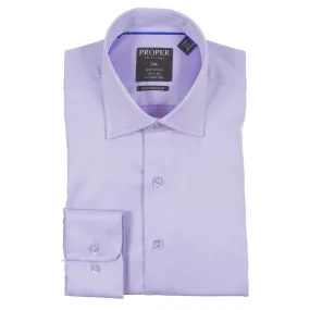 CHRISTOPHER LENA: Contemporary Fit Men's Dress Shirt- Lavender