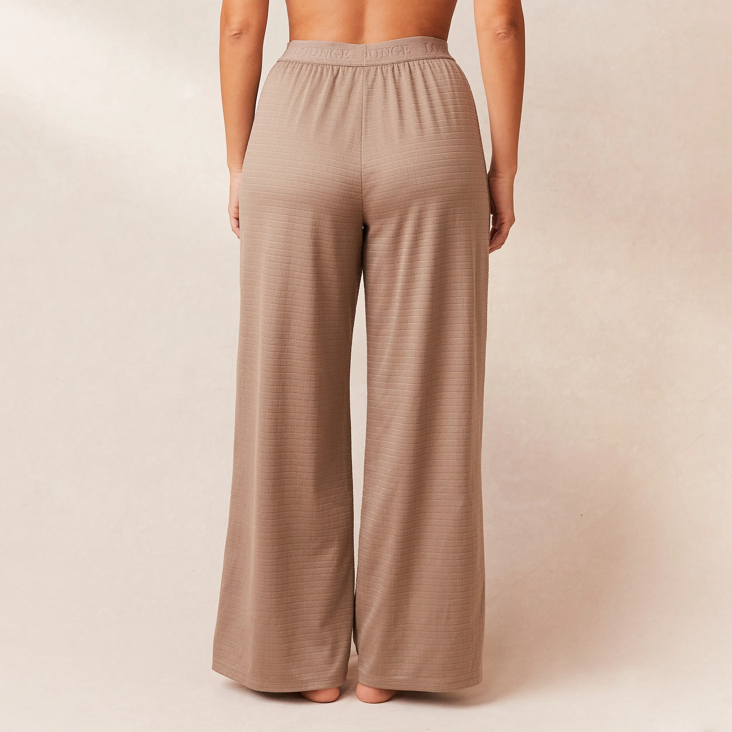 Classic Fleece Oversize Pantalon de Pyjama - Nude