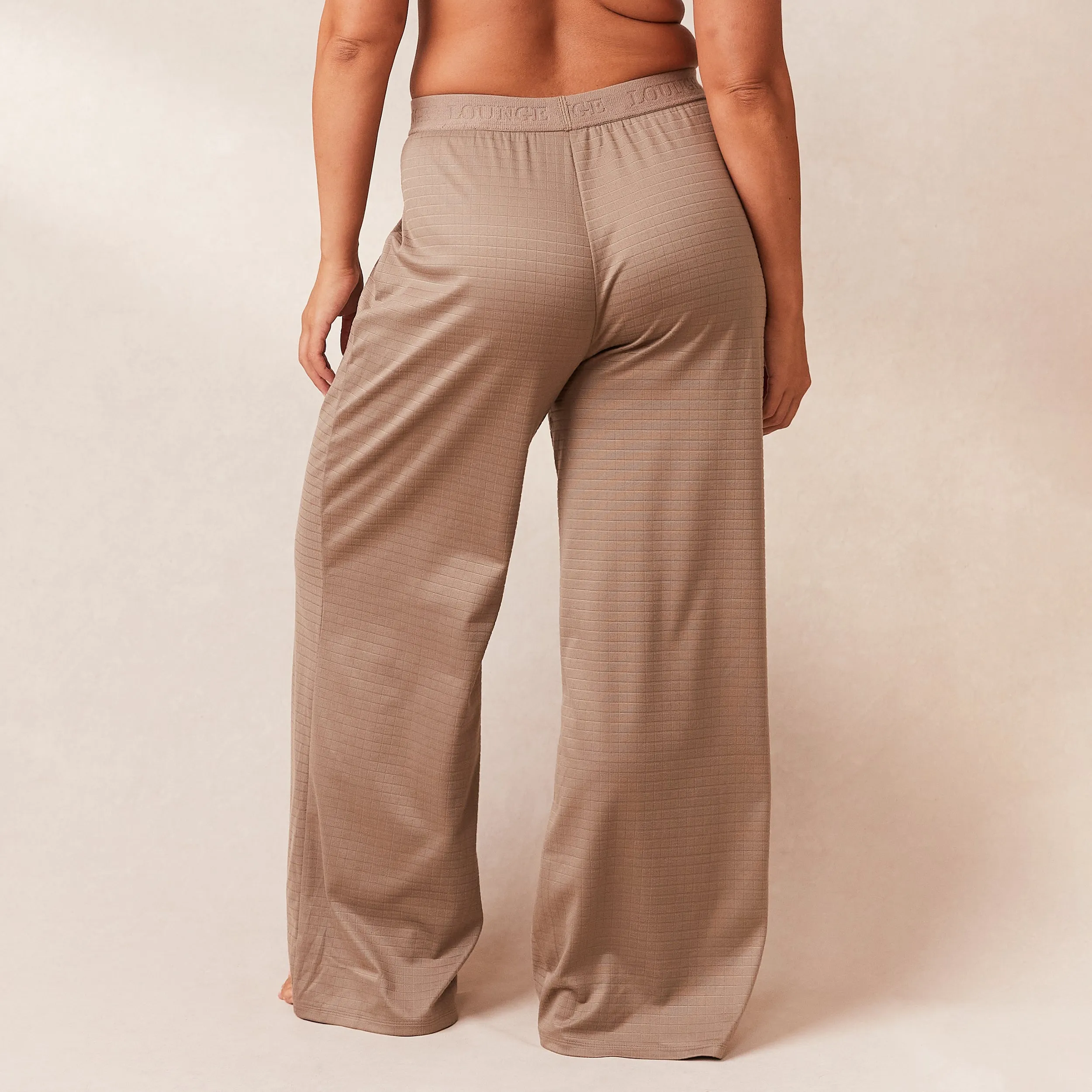 Classic Fleece Oversize Pantalon de Pyjama - Nude