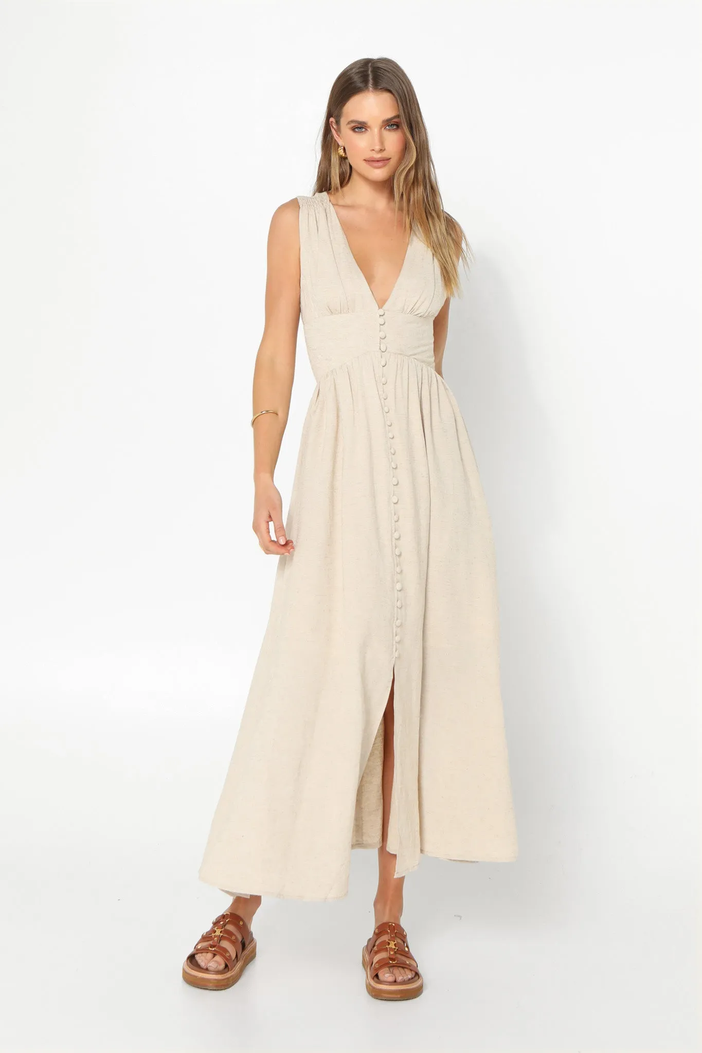 Cleo Maxi Dress | Stone