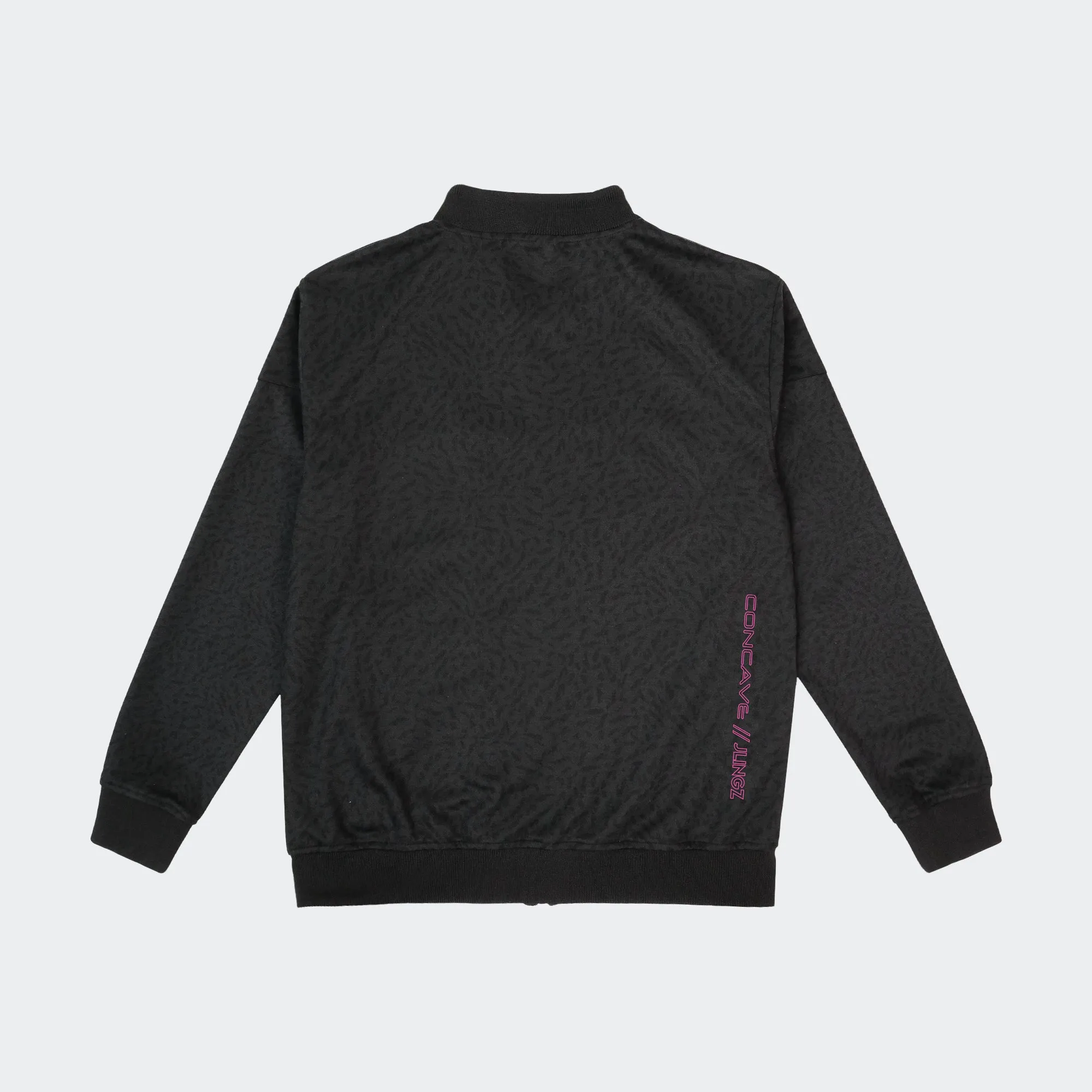 Concave x JLingz Tracktop Full Zip - Black/Pink