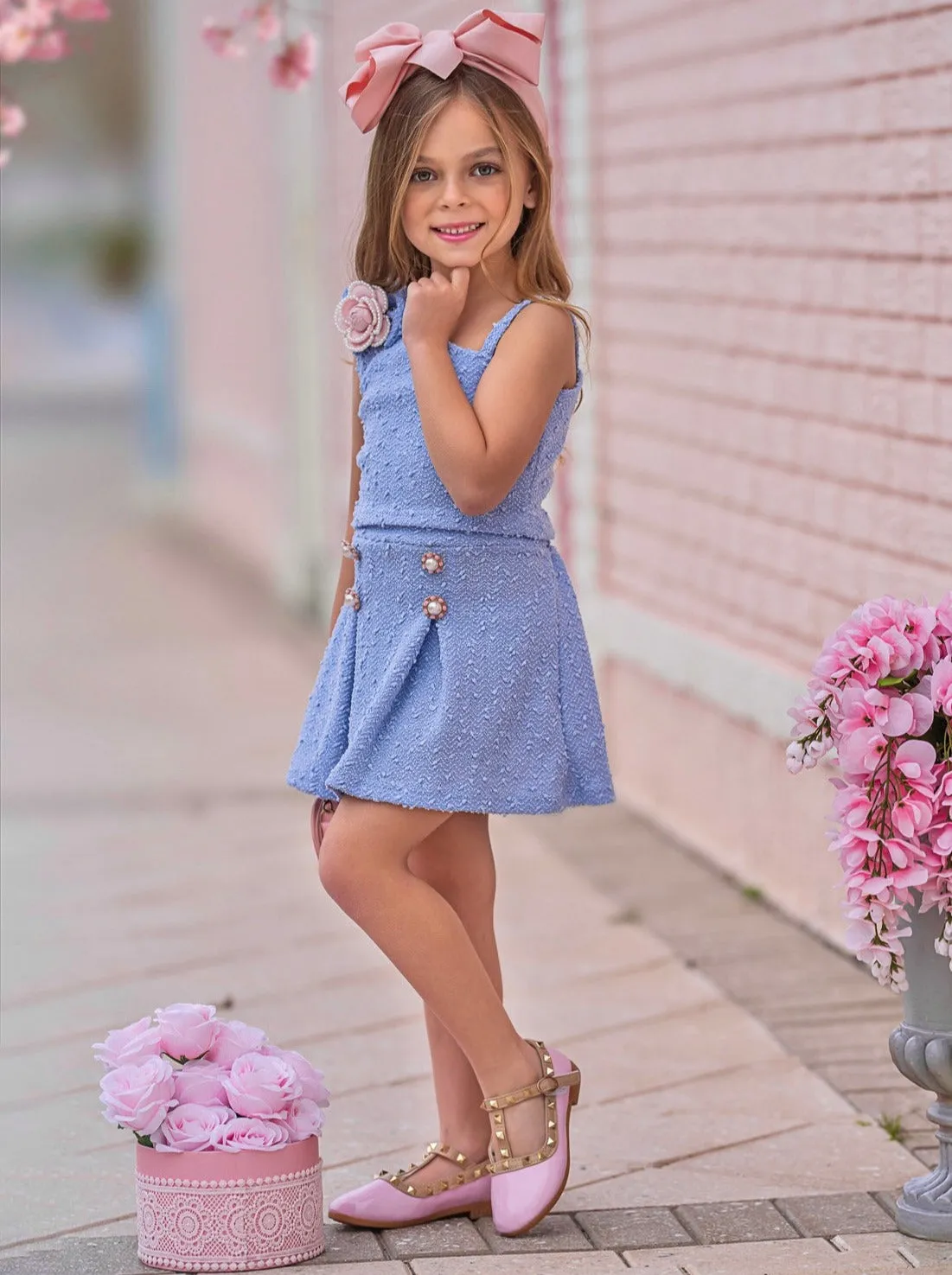 Couture For Cuties Matching Top and Skirt Set