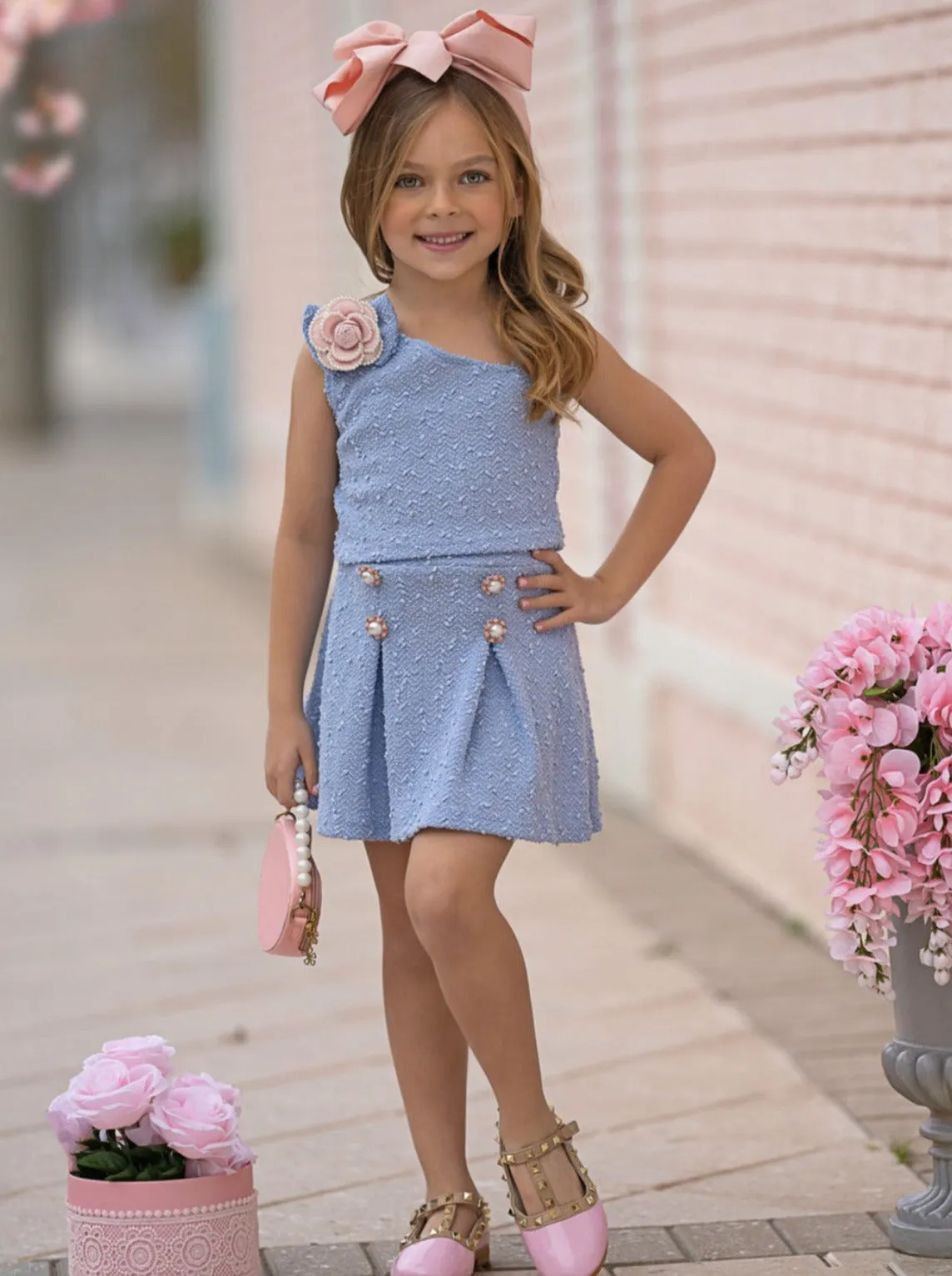 Couture For Cuties Matching Top and Skirt Set