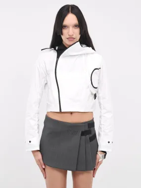 Cropped Shell Jacket (JK4W-WHITE)