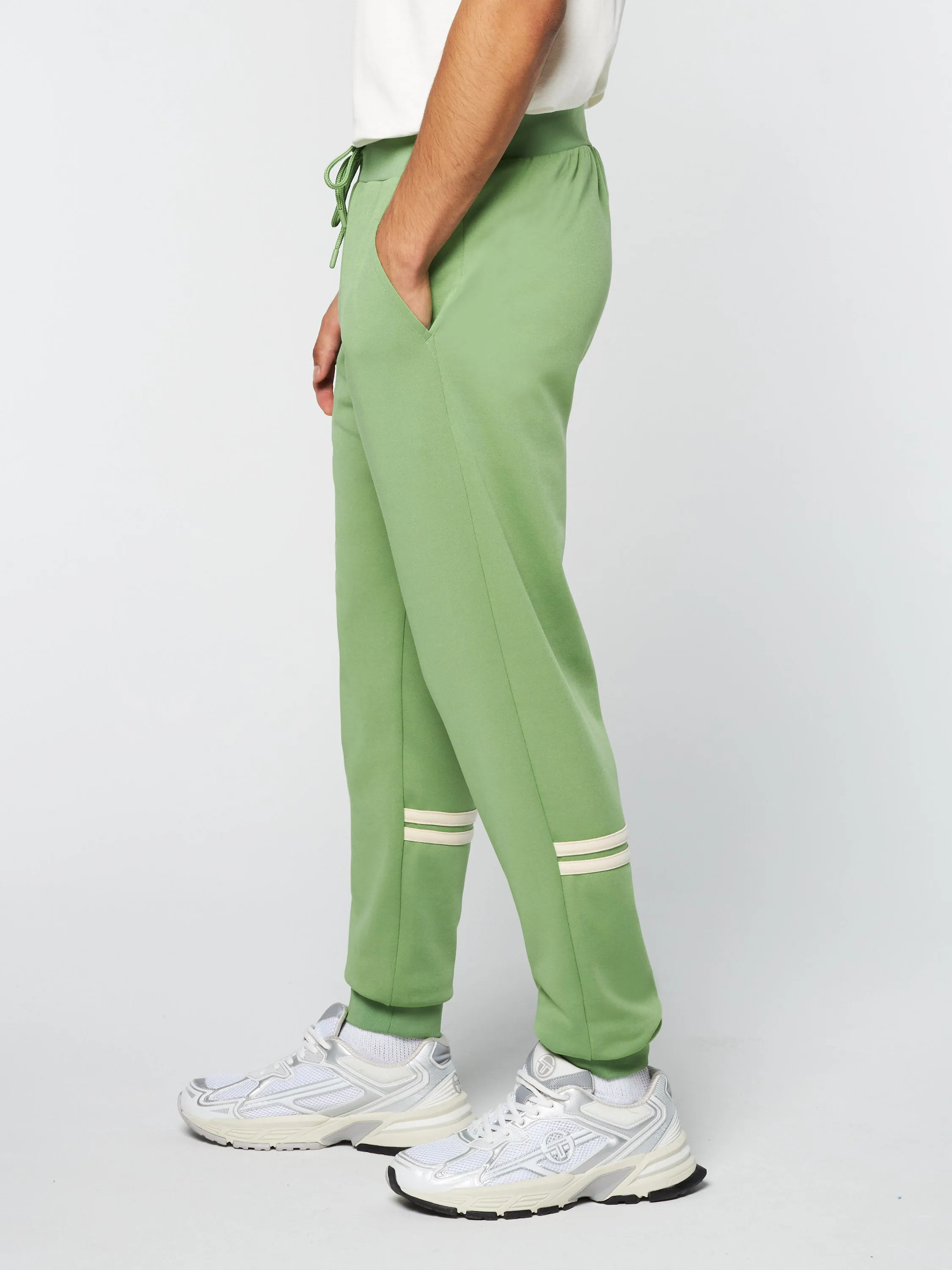 Dallas Track Pant Archivio- Jade Green/ Pearl Ivory