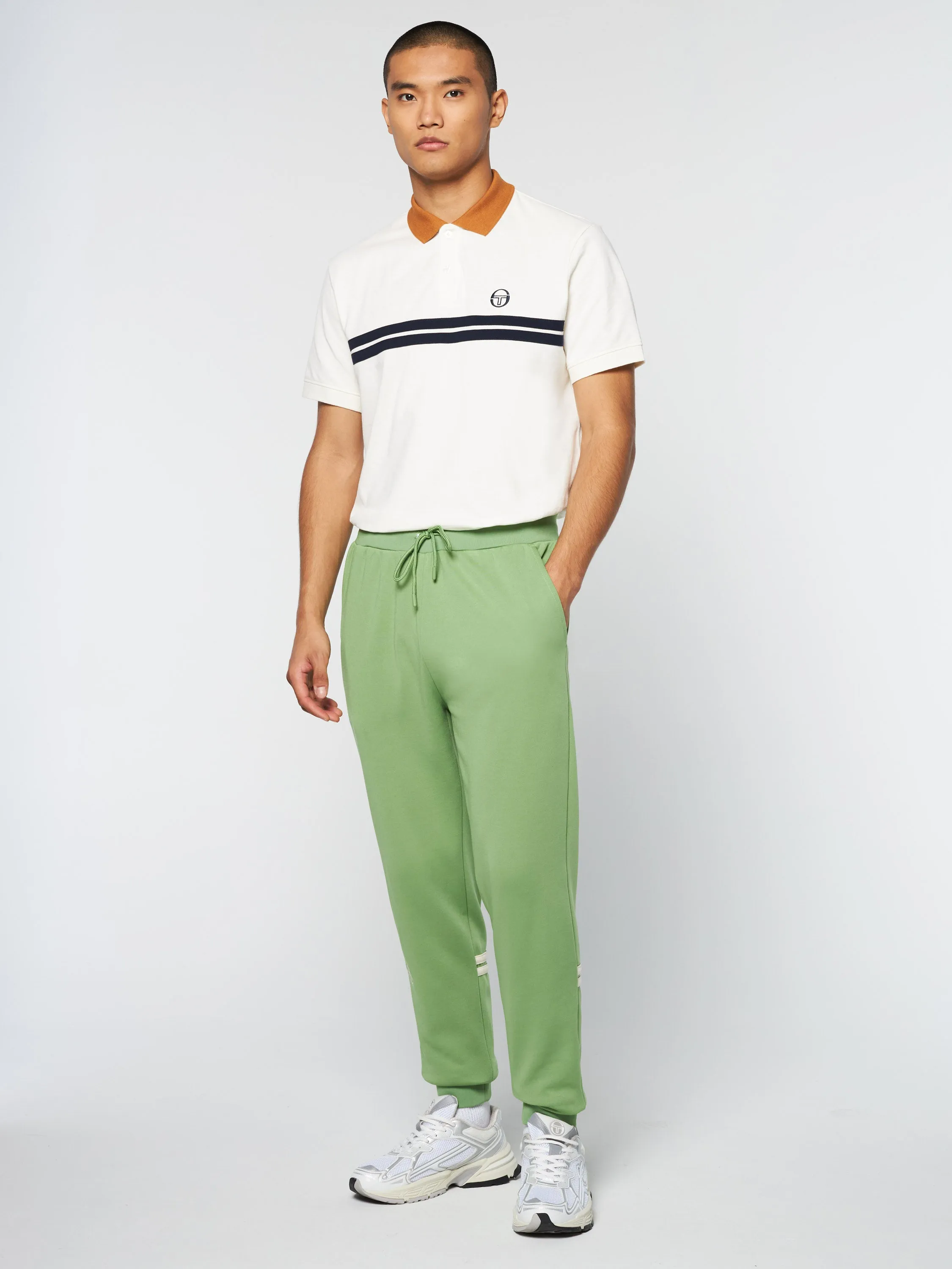 Dallas Track Pant Archivio- Jade Green/ Pearl Ivory