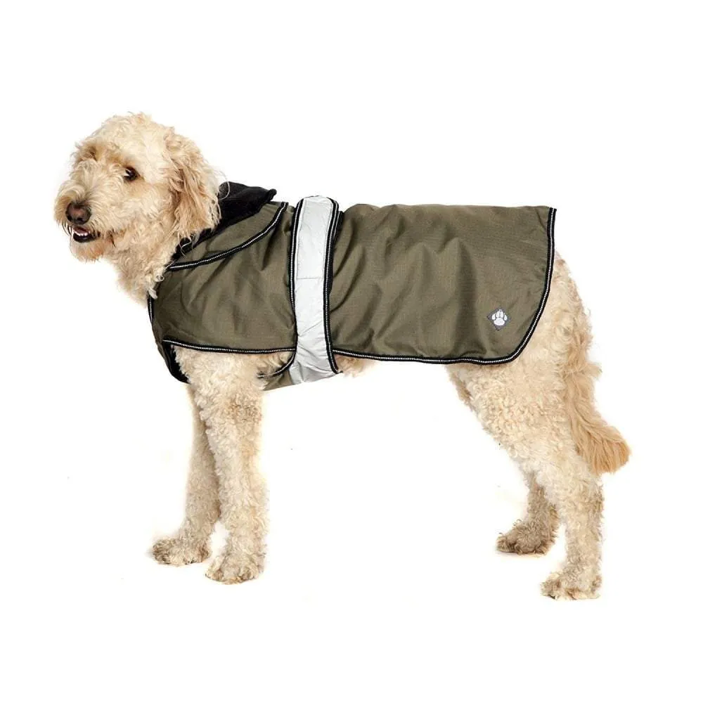 Danish Design - The Ultimate 2 in 1 Waterproof and Fleece Dog Coat - Khaki